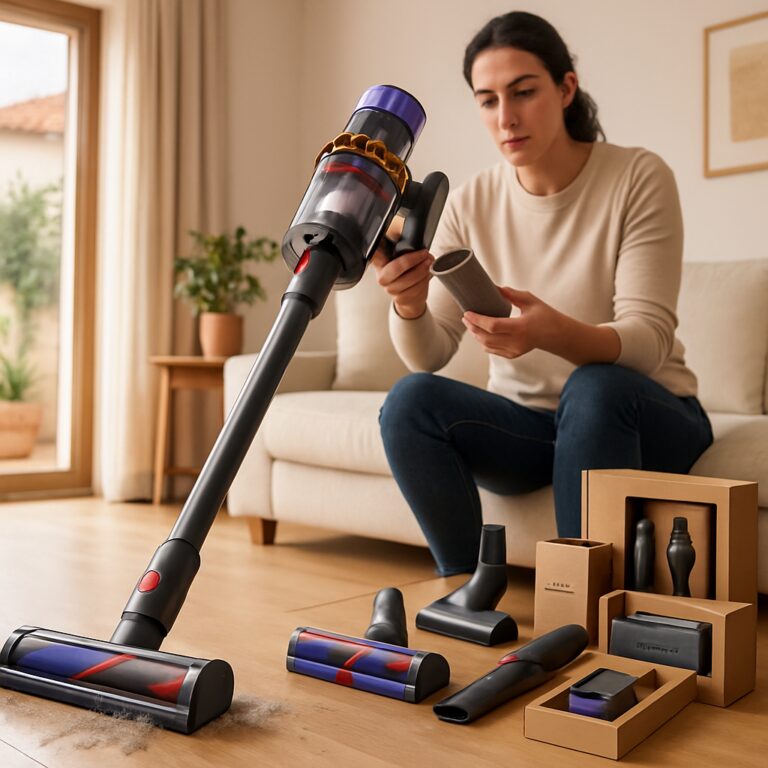 Cómo potenciar la durabilidad de tu aspiradora sin cable Dyson: succión efectiva, filtrado superior y recambios outlet fiables