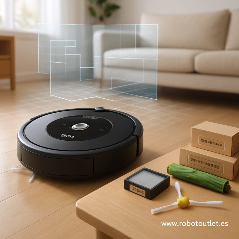 Gama iRobot Roomba: navegación avanzada, mapeo por zonas y recambios outlet para máxima eficiencia