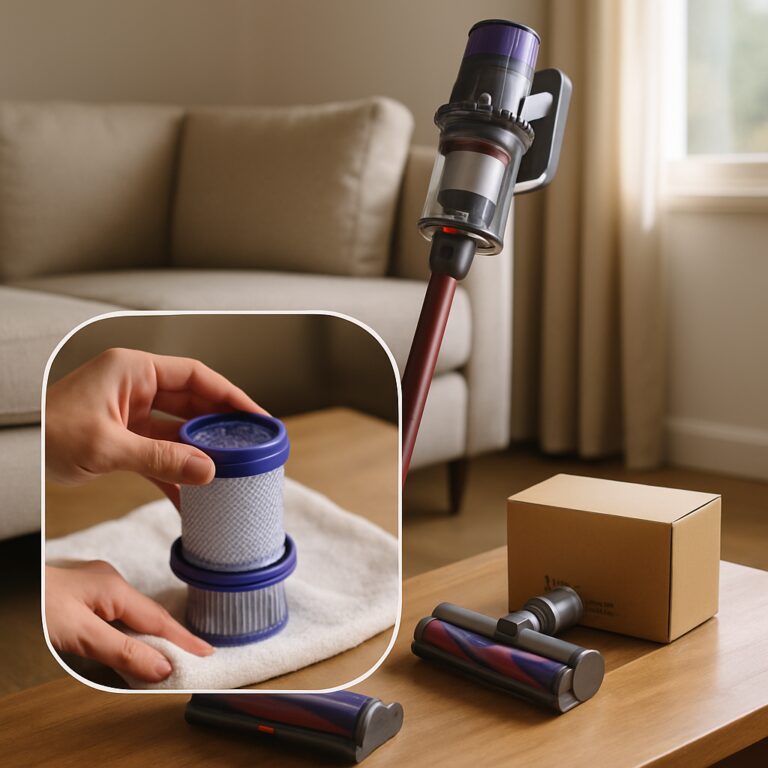 Por qué elegir y mantener una aspiradora sin cable Dyson: potencia, filtración y recambios outlet que prolongan su vida